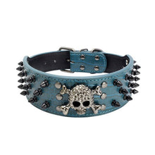 Load image into Gallery viewer, Adjustable Skull Dog Collars